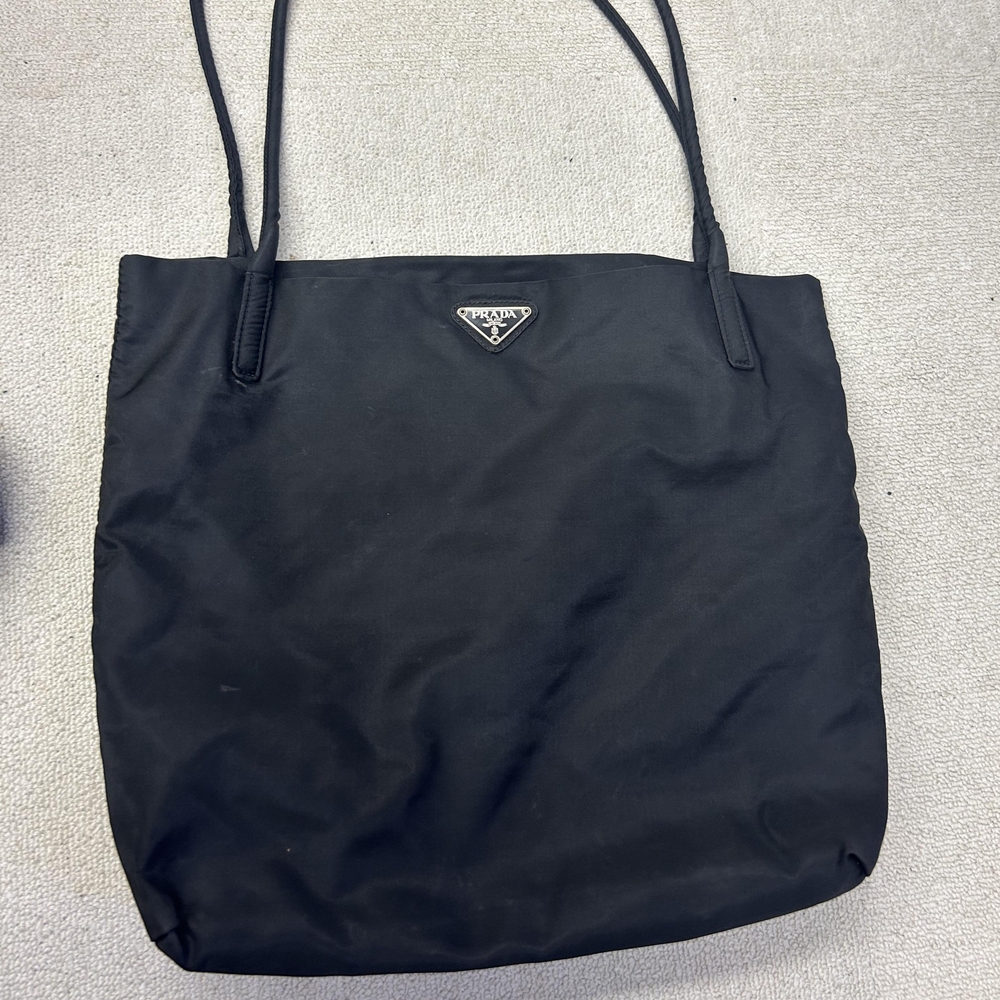 Prada Black Nylon Tote Bag